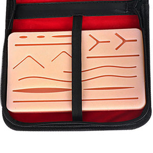 Kit de pratique de suture réutilisable de qualité supérieure, 21 pièces, pour étudiants en médecine, comprend des instruments chirurgicaux de base, des tampons, certifié CE - Product Image 3
