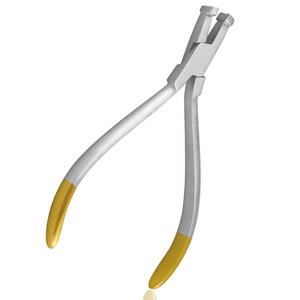Pince de formage de boucles pour fils orthodontiques en acier inoxydable de haute qualité, instrument dentaire pour le retrait de brackets par Grip Surgical - Product Image 1
