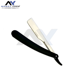 Navaja de Afeitar Profesional de Acero Inoxidable Plegable Tipo Cut Throat con Estuche Protector para Salón - Product Image 5