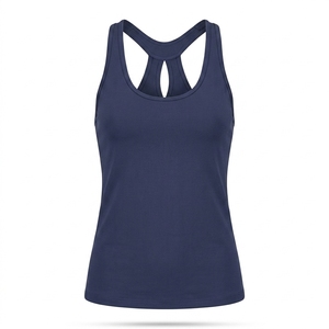 Camisetas deportivas de compresión para mujer, personalizadas, de poliéster sólido, con espalda descubierta, transpirables y elásticas en cuatro direcciones. - Product Image 4
