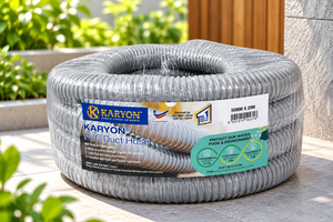 Manguera Flexible de PVC para Conductos de Aire KARYON, 20M 30M, Reforzada en Espiral, para Ventilación, Extracción de Polvo, Transferencia Industrial - Product Image 1