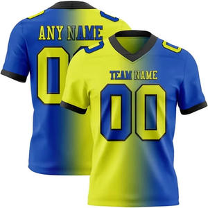 Maillot de football américain personnalisé 2026 en sublimation – Tissu respirant en maille pour performance athlétique – Uniforme d'équipe personnalisable à manches courtes - Product Image 1