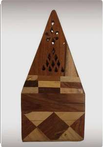 Quemador de Incienso de Bambú de Primera Calidad para Decoración del Hogar, Diseño Único de Alta Calidad, Suministro al por Mayor, Difusor de Incienso Árabe Ecológico - Product Image 5