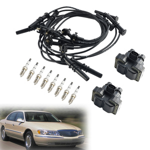 2 bobines d'allumage, 8 bougies d'allumage et jeu de fils FD487 SP432 pour Ford Expedition - Product Image 2