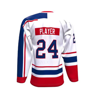 Maillot de hockey sur glace à manches longues, tissu chaud et respirant, parfait pour les matchs par temps froid et l'entraînement hivernal - Product Image 4