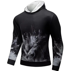 Meilleur prix, créez votre propre design de marque, sweat-shirt de sport sublimé 320 g/m², sweat-shirt à capuche sublimé - Product Image 6