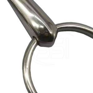Bocado de Anillas Sueltas de Acero Inoxidable de Alta Calidad para Control y Comunicación del Caballo, Ideal para Entrenamiento y Manejo Ecuestre - Product Image 2