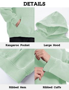 Sudadera con capucha para hombre, estilo oversized, de algodón grueso, con hombros caídos, estilo desgastado, con bordado y estampado, estilo streetwear. - Product Image 5