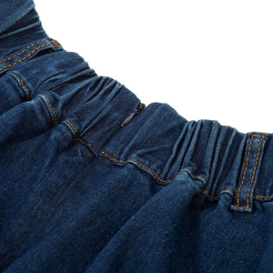 Women's Straight Light Denim Skirts Maxi Custom Designed High Waisted Button Zipper Vintage Washed Streetwear Summer Party - Product Image 4