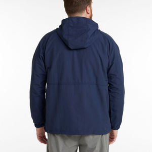 <b>Men's</b> Hooded Waterproof Canvas <b>Windbreaker</b> Jacket Color Blocking Red <b>Black</b> Zipper Closure Casual Winter Outerwear Standard - Product Image 6