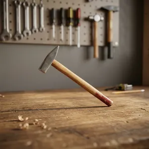 Martillo de bola y cruz de acero al carbono de alta calidad más vendido con mango de madera duradero herramienta de mano industrial - Product Image 3