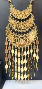 Nuevo Conjunto de Collar con Colgante Chapado en Oro de 24K para Mujer, Estilo Árabe Clásico, Joyería Fina para Bodas y Fiestas, Regalo - Product Image 6