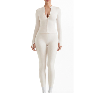 Conjuntos Deportivos para Mujer en Oferta, Ropa de Entrenamiento, Diseño Exclusivo, Conjunto de Yoga sin Costuras, Leggings de Cintura Alta - Product Image 1