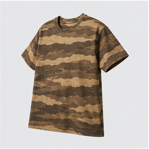 เสื้อยืดคอกลมแขนสั้นลายพรางแบบกำหนดเองสำหรับผู้ชาย รุ่น MTS-CAMO-0047 - Product Image 3