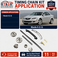 Nuevo Kit de Cadena de Distribución YS OE 1L5Z6268AA para Mazda6 Antiguo 2001-2004 Motor 2.3L LF, Piezas de Repuesto con Garantía de Doce Meses