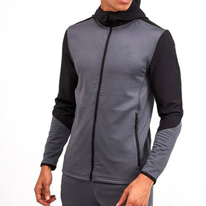 Full <b>Zip</b> Hoodie Jogger Tracksuits for Men Custom Logo Running Sportswear Sweat Suit Jogging Suit Custom Breathable Tracksuit - Product Image 4