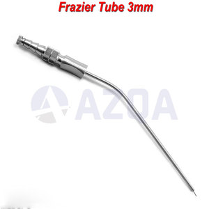 Tubo de Succión Frazier de Acero Inoxidable, Aspirador Dental Premium, Instrumento Quirúrgico ENT para Control Preciso de Fluidos - Product Image 5