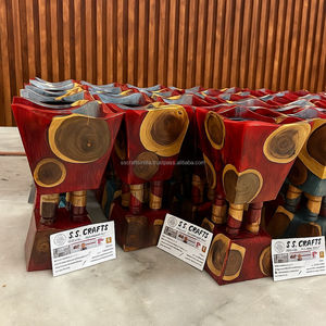 Premium Quality Epoxy Resin <b>Wood</b> Bakhoor <b>Burner</b> for Home and Hotel Decor for Worldwide Supply from India - Product Image 4