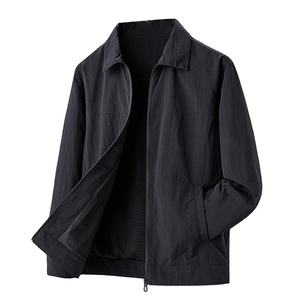 Bangladesh China Factory Price Custom Logo Embroidery Spring Autumn Windproof Versatile Casual Thin Lapel Executive <b>mens</b> <b>Jacket</b> - Product Image 1