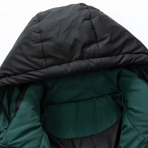 High Performance <b>Men's</b> Winter Puffer <b>Jacket</b> Breathable Quick Dry <b>Canvas</b> 100% Bamboo Fiber Hooded 300g Casual - Product Image 4