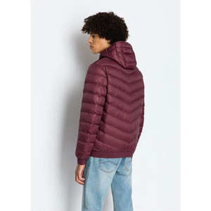 Custom Wholesale Winter Men's Hooded Puffer Jacket <b>Waterproof</b> Windproof <b>Padded</b> Quilted Warm Bubble <b>Coat</b> Lightweight Parka - Product Image 2