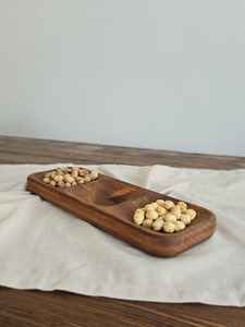 Plateau de service en bois incrusté, très demandé, pour hôtel, forme irrégulière, pour salade, décoration de table - Product Image 3