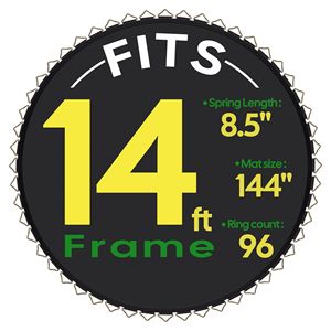 Tapete para Trampolín de 15 pies con 96 Anillos de Calidad Premium para una Experiencia de Salto Emocionante - Product Image 5