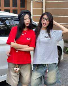 Camiseta Holgada OEM ODM 100% Algodón con Serigrafía y Bordado 3D, Ecológica, Transpirable y Personalizable, Ropa Vietnamita - Product Image 3