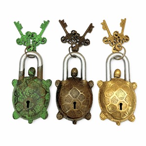Affordable <b>Padlock</b> Patina Finish Turtles Shaped Strong And Durable <b>Padlock</b> Factory Direct Heavy Duty Locks For Securing Gates - Product Image 1