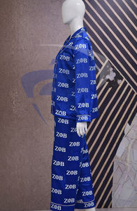 Conjunto de pijama de satén Zeta Phi Beta ZPB Sorority, camisa y pantalón, personalizado con cualquier logotipo - Product Image 3