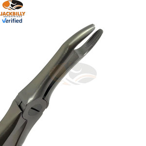 Forceps manuels pour l'extraction dentaire # 845 Extracteur de racines à pointe TC avec poignée dentée |   Instruments dentaires orthodontiques de haute qualité - Product Image 3