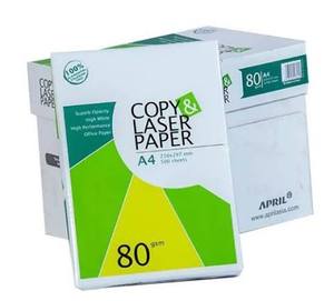 Papier copie A4 80 g/m² blanc, papier d'impression, 500 feuilles, ramette, papier pour imprimante de bureau, emballé en boîte - Product Image 1