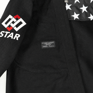 Kimono BJJ respirant en tissu perlé 450 GSM Star Sports avec logo personnalisé, broderie sur mesure, design pour équipes et clubs, uniforme d'académie, fournisseur - Product Image 5