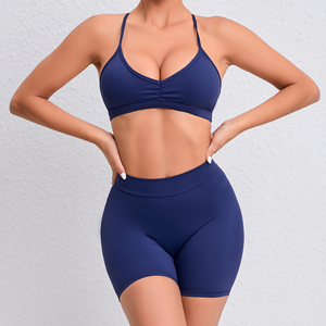 Ensembles de sport 2 pièces personnalisables avec logo, tenues de fitness sans couture pour femmes, ensembles de yoga très demandés - Product Image 4