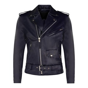 Chaqueta de Motociclista de Cuero PU con Botones y Cremallera, Talla Grande, Elegante y de Lujo para Hombre, Forro de Spandex Cómodo para Invierno, Buena Calidad - Product Image 3