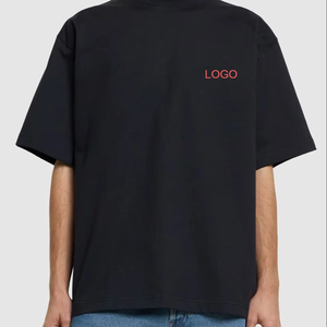 เสื้อยืดโอเวอร์ไซส์ผู้ชาย พิมพ์โลโก้ตามสั่ง ขายส่ง แฟชั่นใหม่ คุณภาพสูง สไตล์วินเทจ - Product Image 1