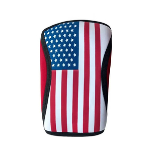 Genouillères personnalisées OEM pour la gym, genouillères de compression en néoprène 7 mm avec logo pour la musculation - Product Image 2