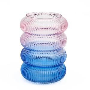 Vases en verre pour la décoration intérieure, vente en gros, vases à fleurs pour centre de table, décoration de mariage et d'événements - Product Image 3
