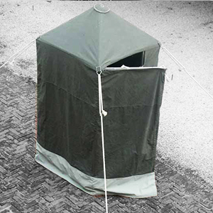 Waterproof Canvas Shower Tent Single Layer Manual Assembly Straight Bracing Type Summer Use Outdoor Emergency - Product Image 6