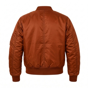 Men's Lightweight Flight Bomber <b>Jacket</b> Greek Wear Sorority Products Full Zip Utility Pocket Casual Wear - Product Image 5