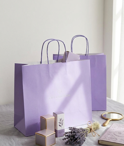 Kraft Paper Handle Bags Supporting Custom Colored Handle Bags Used for Holiday celebrations and <b>Small</b> <b>Gift</b> Packaging. - Product Image 2