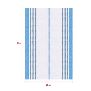 Serviettes de cuisine promotionnelles en coton gaufré 100% coton avec rayures teintes en fil, design personnalisé luxueux, en provenance d'Inde, pour la vente en gros - Product Image 5
