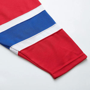 Maillot de hockey sur glace hautement personnalisable – Tenue de sport d'équipe personnalisée avec nom et numéro, uniforme de compétition en polyester respirant - Product Image 4
