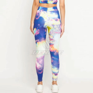 Créez vos propres leggings de yoga pour femmes, vêtements de sport fabriqués au Pakistan, nouveau style, leggings à taille élastique en vente - Product Image 3