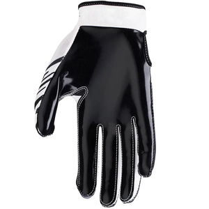 Football Sports Gloves Anti Slip Silicone Print Breathable Fabric Youth Adult Sizes Training Wear Receiver Gloves <b>Padded</b> Gloves - Product Image 4