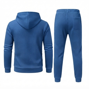 Ensemble de survêtement sportif pour homme, veste et pantalon légers pour l'entraînement, vêtements personnalisés en gros - Product Image 4