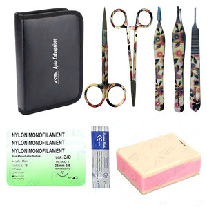 Kit de Sutura para Educación Médica, Instrumento Médico Profesional y Kit de Entrenamiento, Kit de Supervivencia para Trauma y Emergencias, Avanzado - Product Image 1