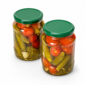 Premium Quality Hot Sale Factory In Vietnam Big Sale <b>Pickled</b> Assorty Whole Unpeeled Cucumber and Tomato In Bulk - Product Image 1
