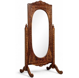 Luxury Modern Home Hotel <b>Full</b>-<b>Length</b> Carved Wood Frame <b>Mirror</b> Classic Dining Bedroom Glass Bathroom <b>Mirror</b> At Wholesale Price - Product Image 1