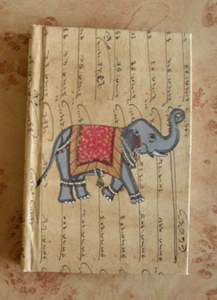 Papel reciclado hecho a mano para escribir, totalmente libre de madera y ácido, cuaderno de tapa dura con papel encantador. - Product Image 2